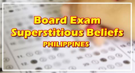 board exam superstitions philippines